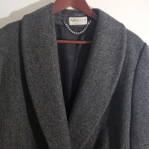 Ashley Scott Coat 100% Wool Men - Picture 4 of 10